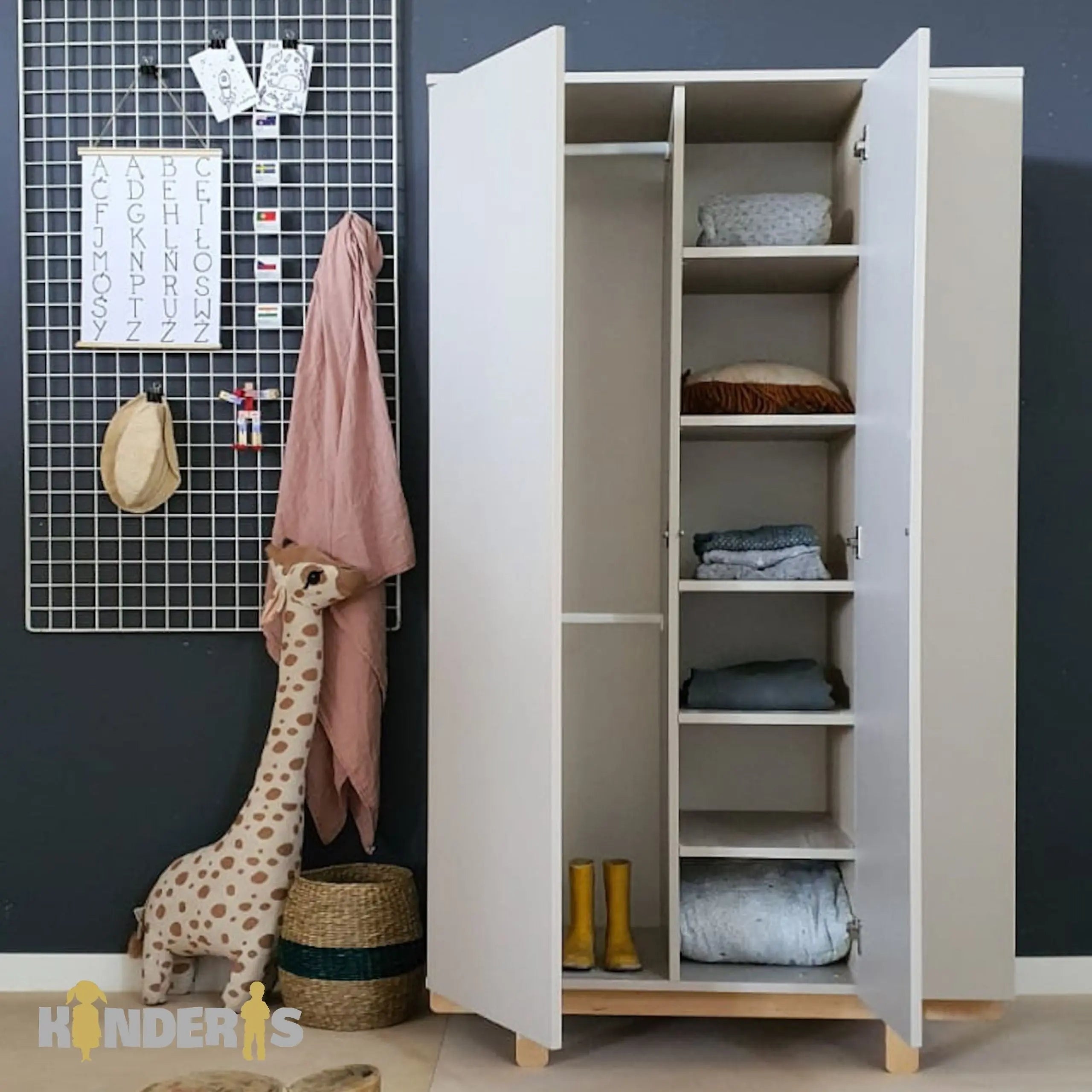 Wardrobe, children's room furniture "BASIC"-17