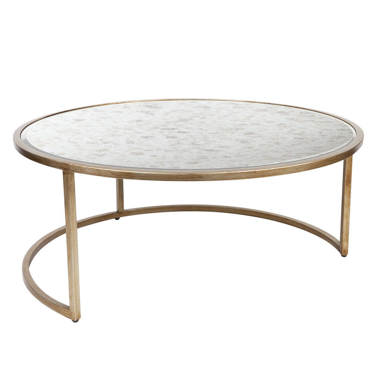 Serene Nesting Coffee Tables - Antique Gold-4