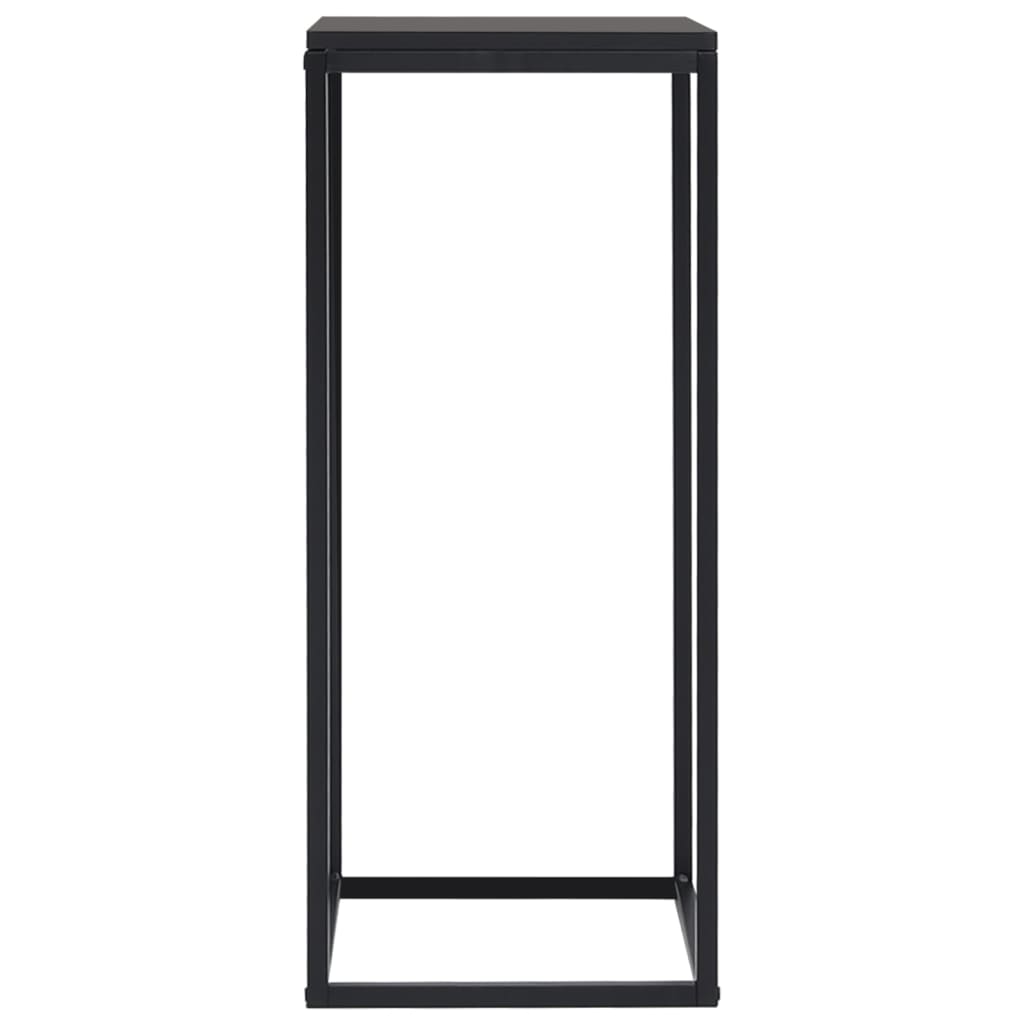 vidaXL Side Tables 2 pcs Black Steel-2