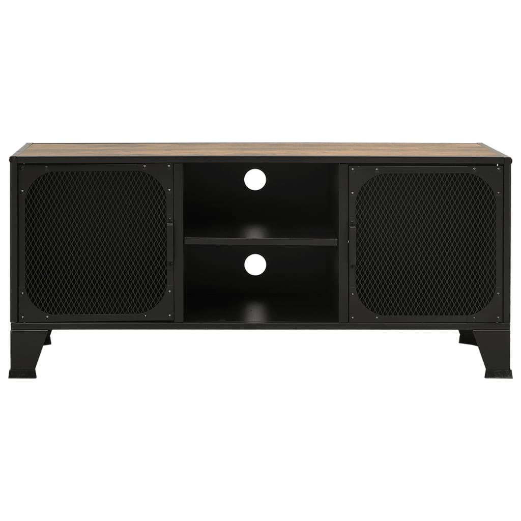 vidaXL TV Stand TV Unit Sideboard TV Unit Media Unit Cupboard Metal and MDF-6
