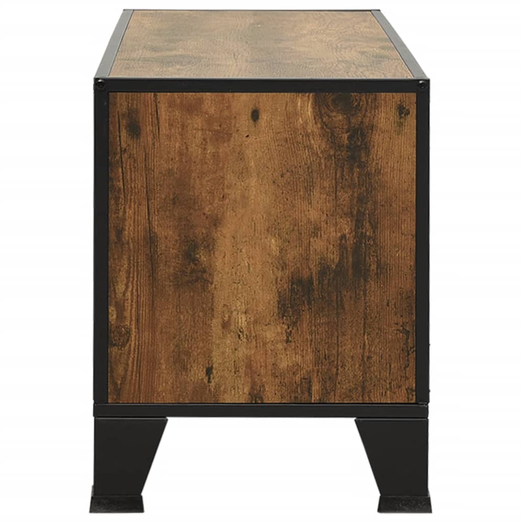 vidaXL TV Stand TV Unit Sideboard TV Unit Media Unit Cupboard Metal and MDF-7