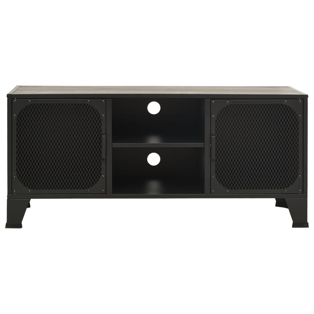 vidaXL TV Stand TV Unit Sideboard TV Unit Media Unit Cupboard Metal and MDF-13