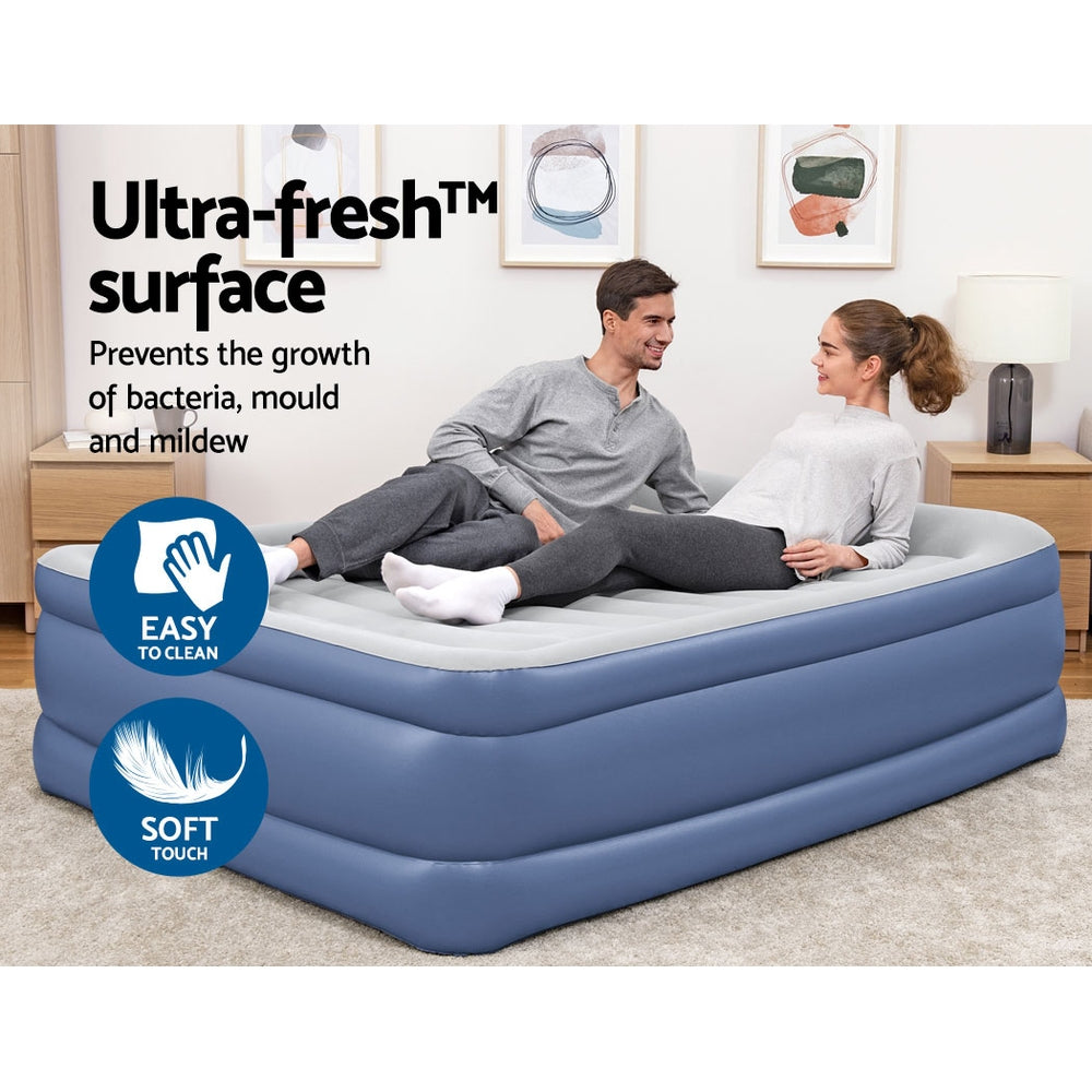 Bestway Air Bed Beds Queen Mattress Inflatable TRITECH Airbed-6