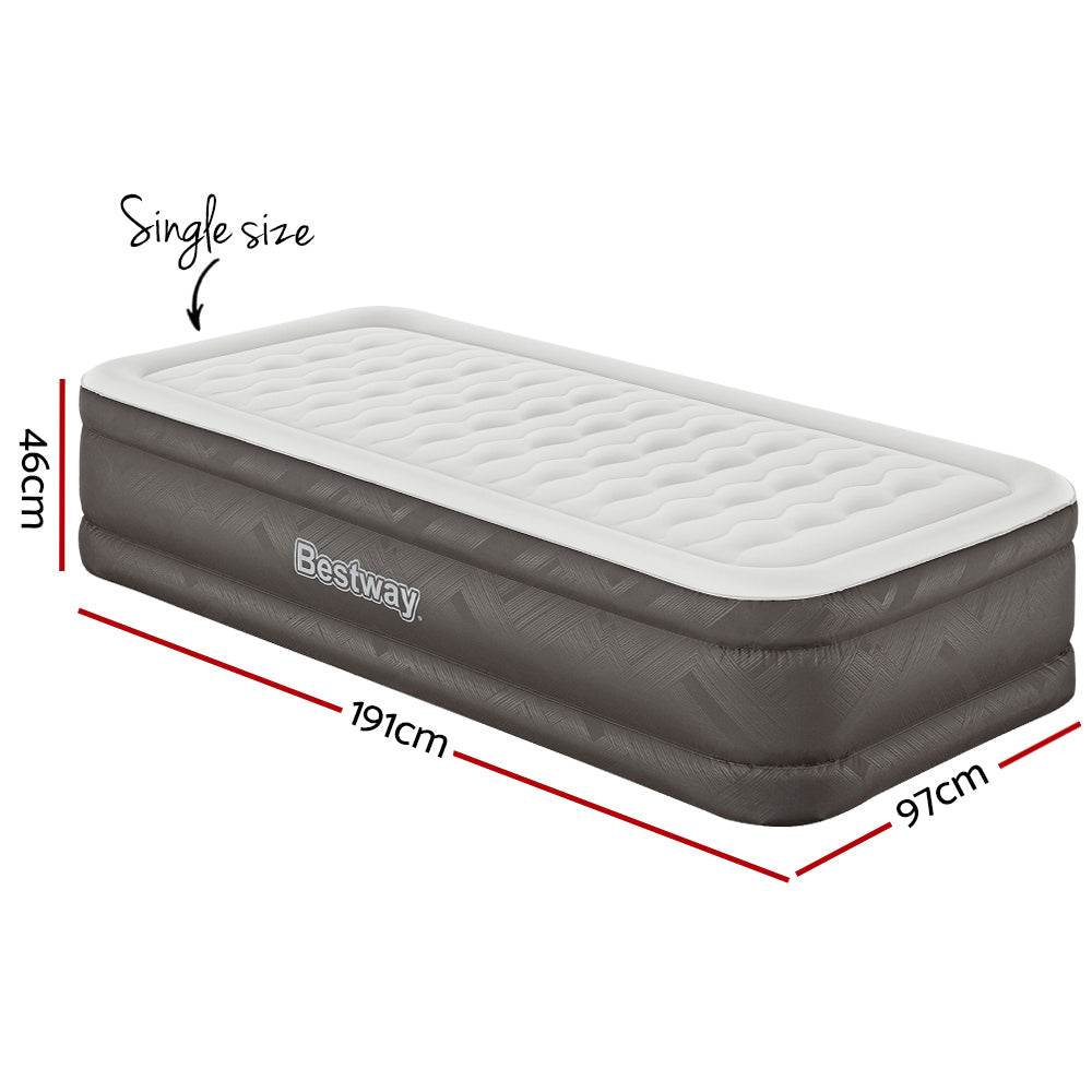 Bestway Air Mattress Bed Single Size Inflatable Camping Beds 46CM-1