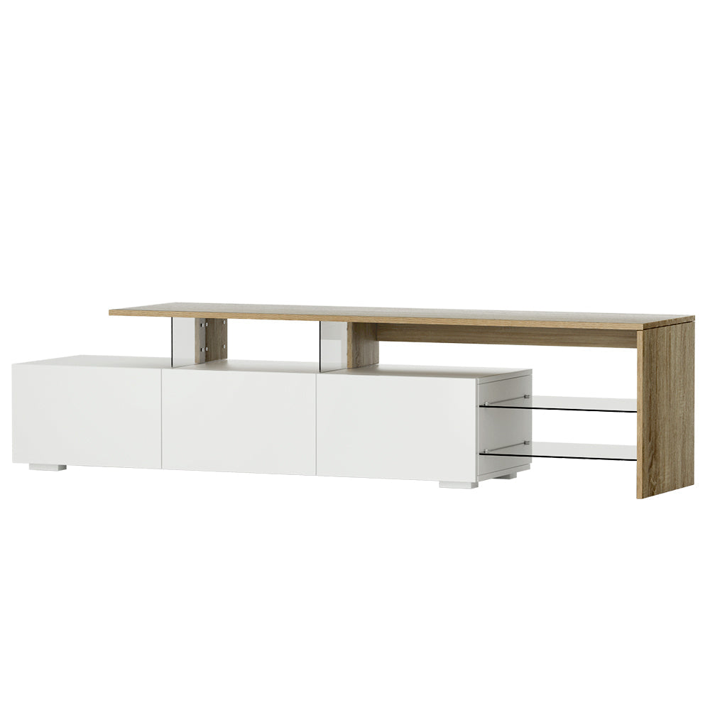 Artiss TV Cabinet Entertainment TV Unit Stand Furniture With Drawers 180cm Wood-0