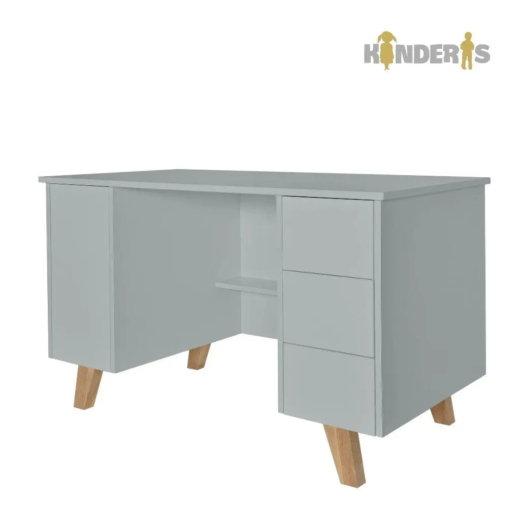 Desk "ZARA" 124x60 cm. White or gray-3